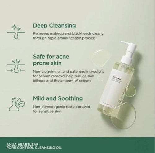 Anua Heartleaf Pore Controle Cleansing Oil